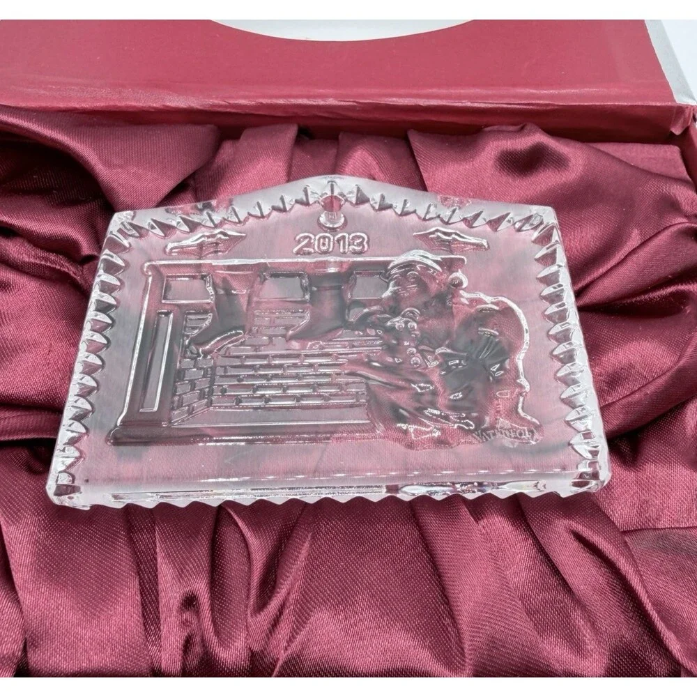 Waterford Crystal 2013 Twas the Night Christmas Santa Ornament 160060 *READ